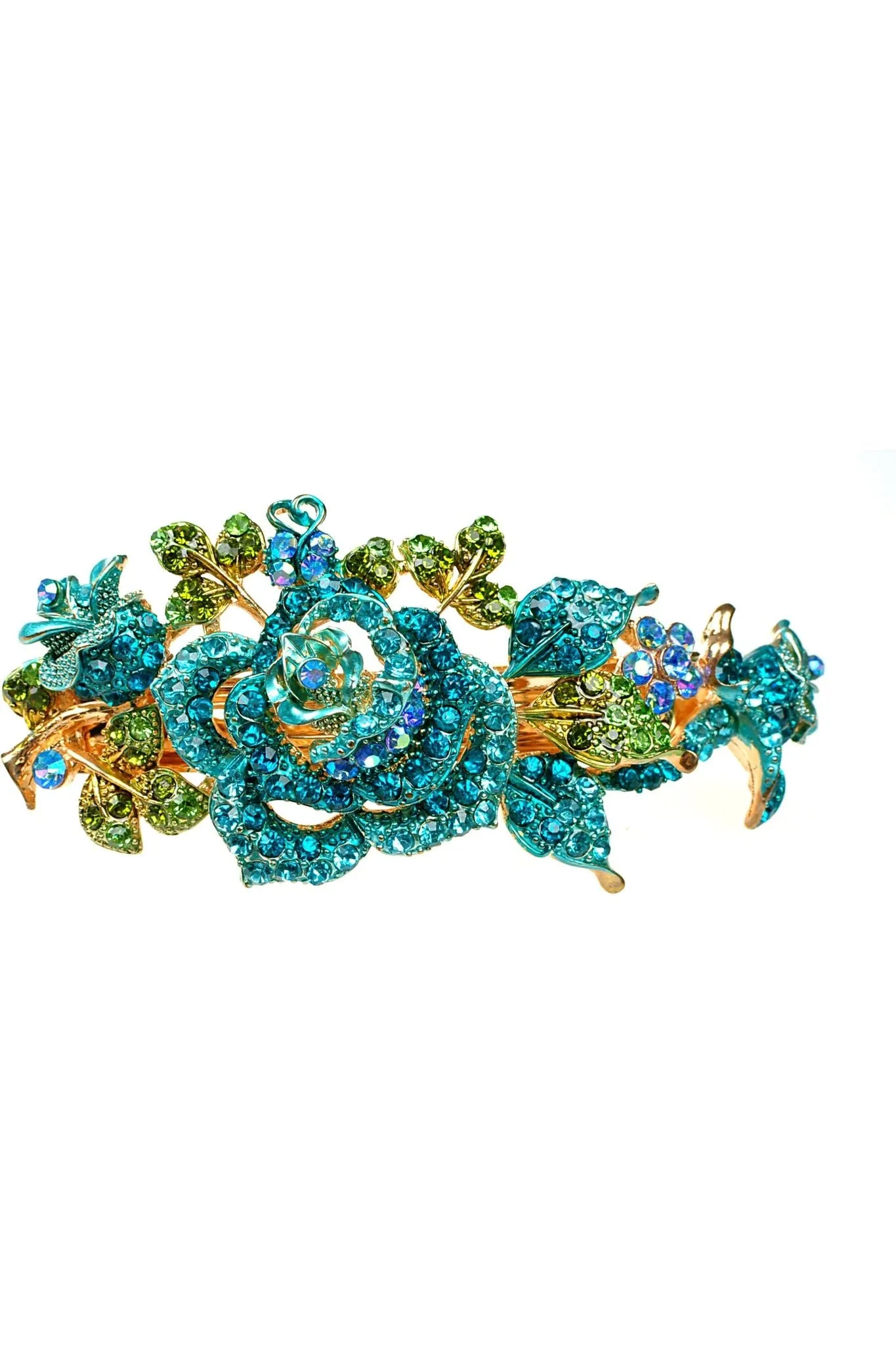 Flower Hair Clip With Diamante by QueenMee Accessories sold by Goddiva product image thumbnail 5