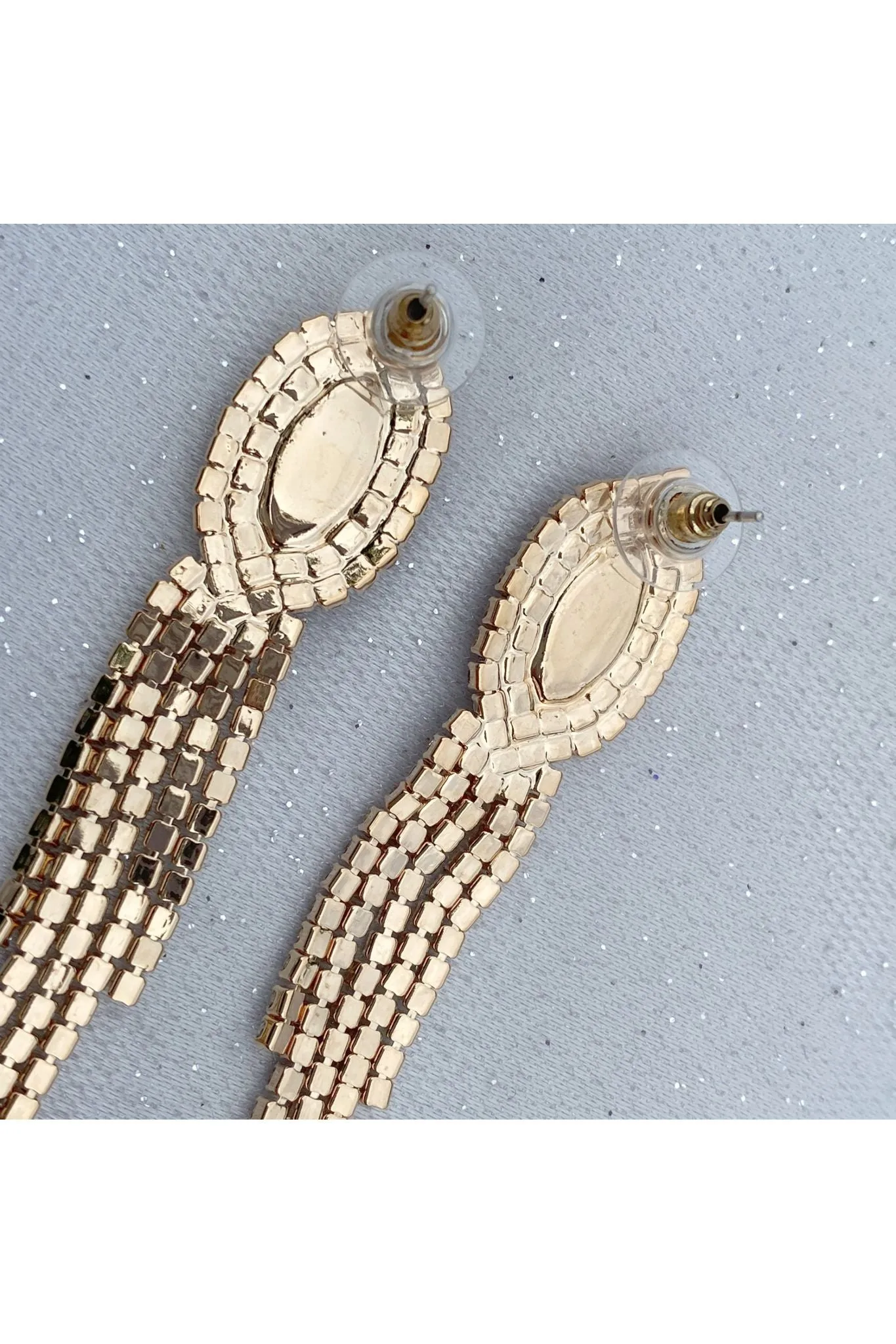 Red Earrings Diamante Earrings by QueenMee Accessories sold by Goddiva product image thumbnail 4