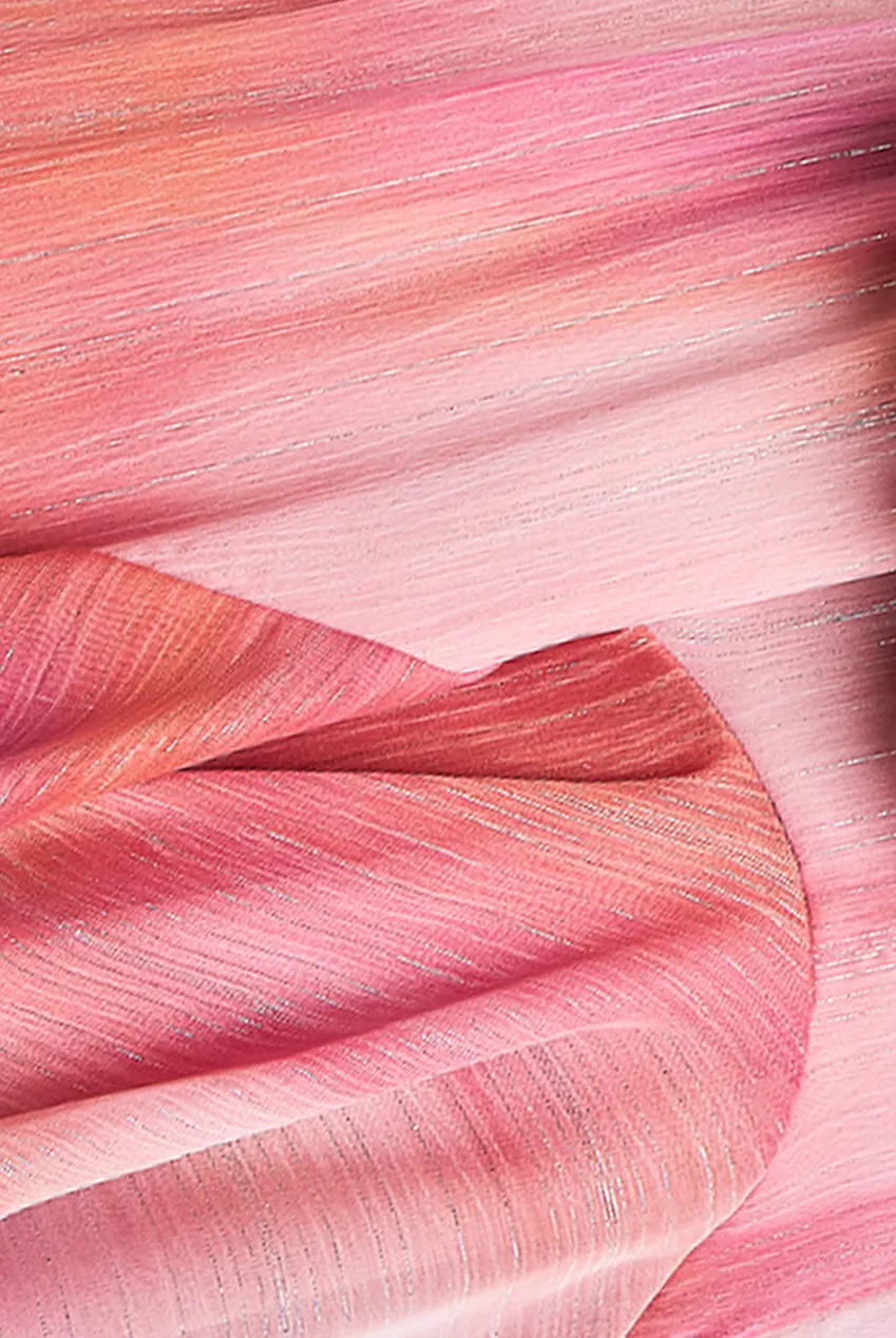 Halter Neck Chiffon Tie Midaxi Dress - Blush by Goddiva sold by Goddiva product image thumbnail 4