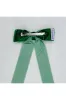 Green Velvet Hair Bow Dark Green Hair Clip Alligator Clip by QueenMee Accessories sold by Goddiva