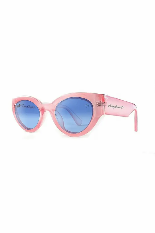 Ruby Rocks Chunky 'zante' Cateye In Pink sold by Goddiva