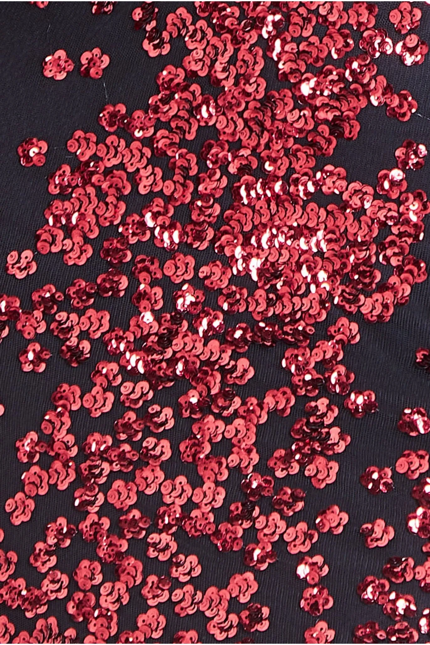 Modesty Sequin Maxi Dress - Wine by Goddiva sold by Goddiva product image thumbnail 4