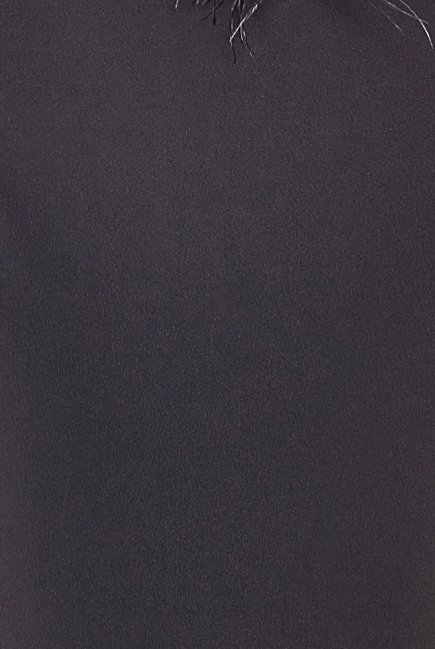 Diamante Fishnet Cowl Back Midi - Black by Goddiva sold by Goddiva product image thumbnail 4