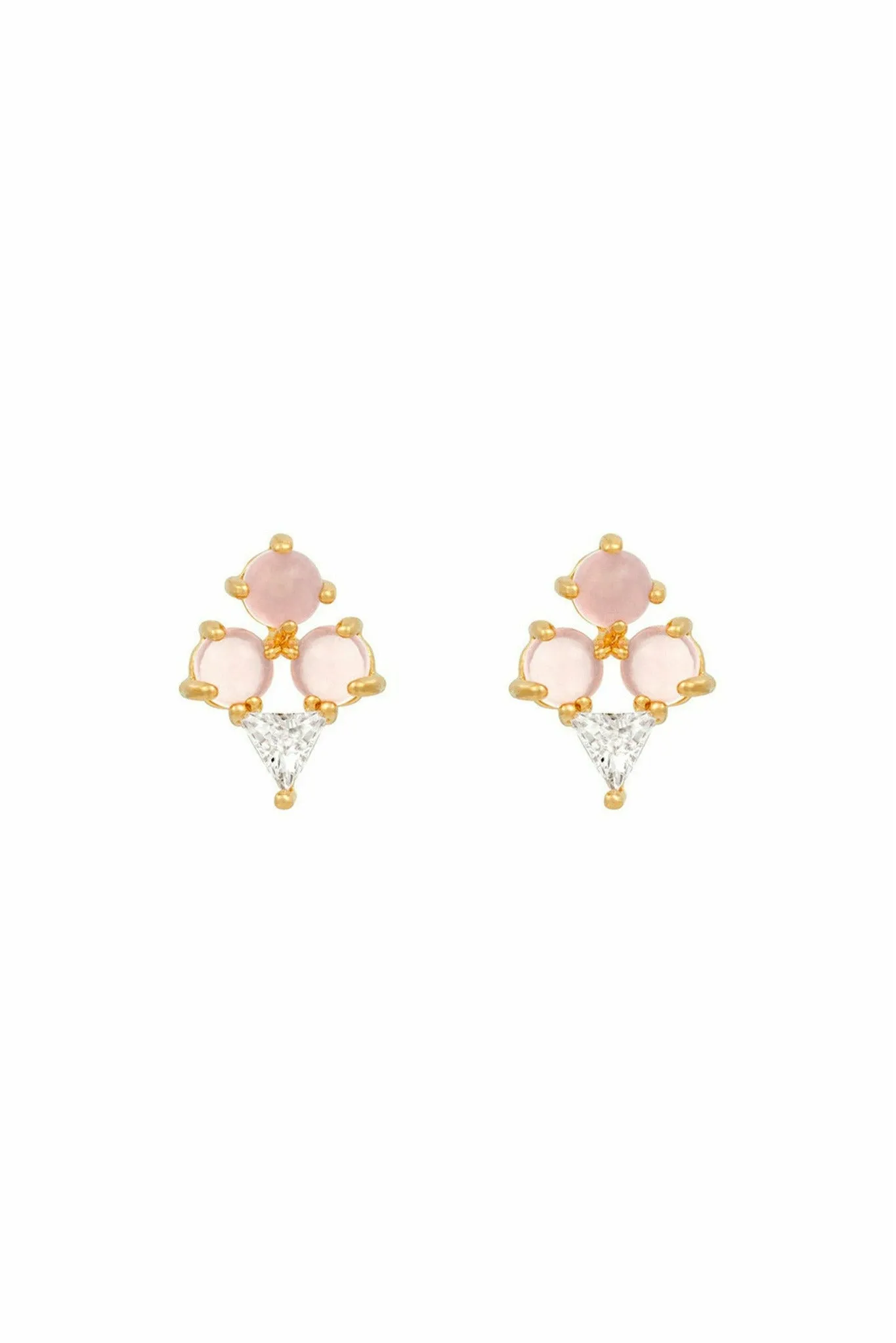 Wisteria London Dainty Ice Cream Sundae Stud Earrings sold by Goddiva product image thumbnail 2
