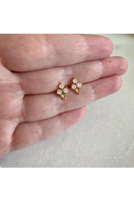 Wisteria London Dainty Ice Cream Sundae Stud Earrings sold by Goddiva