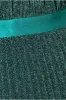 Lurex Halterneck Pleated Maxi Dress - Emerald by Goddiva sold by Goddiva
