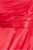 Goddiva Front Split Satin Bandeau Maxi - Red sold by Goddiva