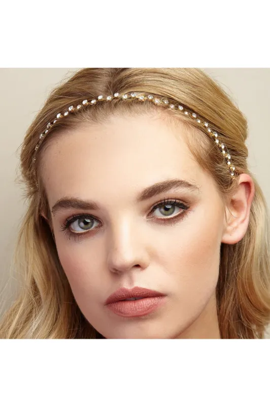 Daisy Chain Headband by QueenMee Accessories sold by Goddiva
