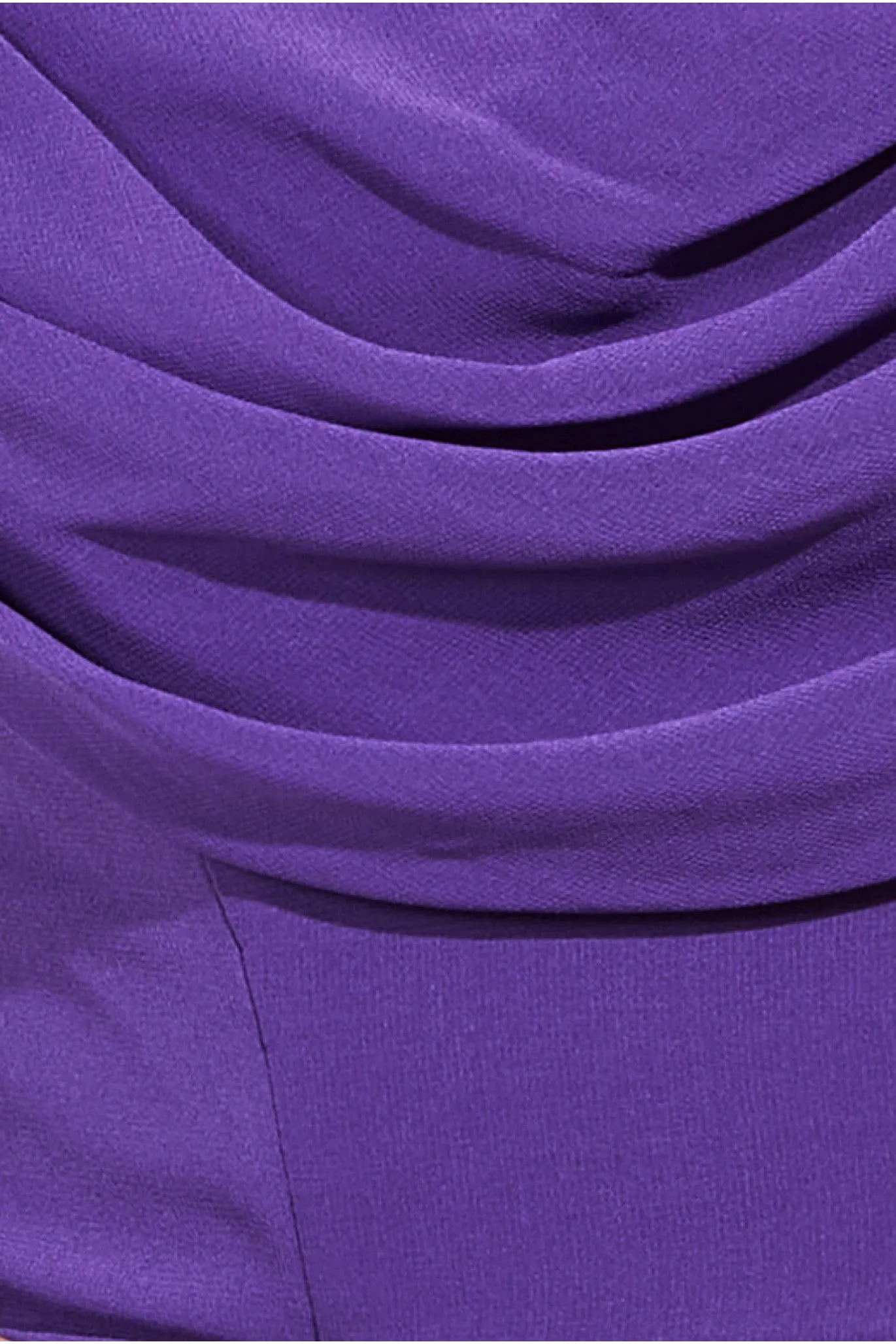 Chiffon Bardot Cowl Neck Maxi Dress - Purple by Goddiva sold by Goddiva product image thumbnail 5
