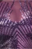 Goddiva Shooting Star Sequin Maxi Dress - Purple sold by Goddiva