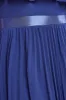 Pleated Chiffon Off Shoulder Maxi Dress - Navy by Goddiva sold by Goddiva