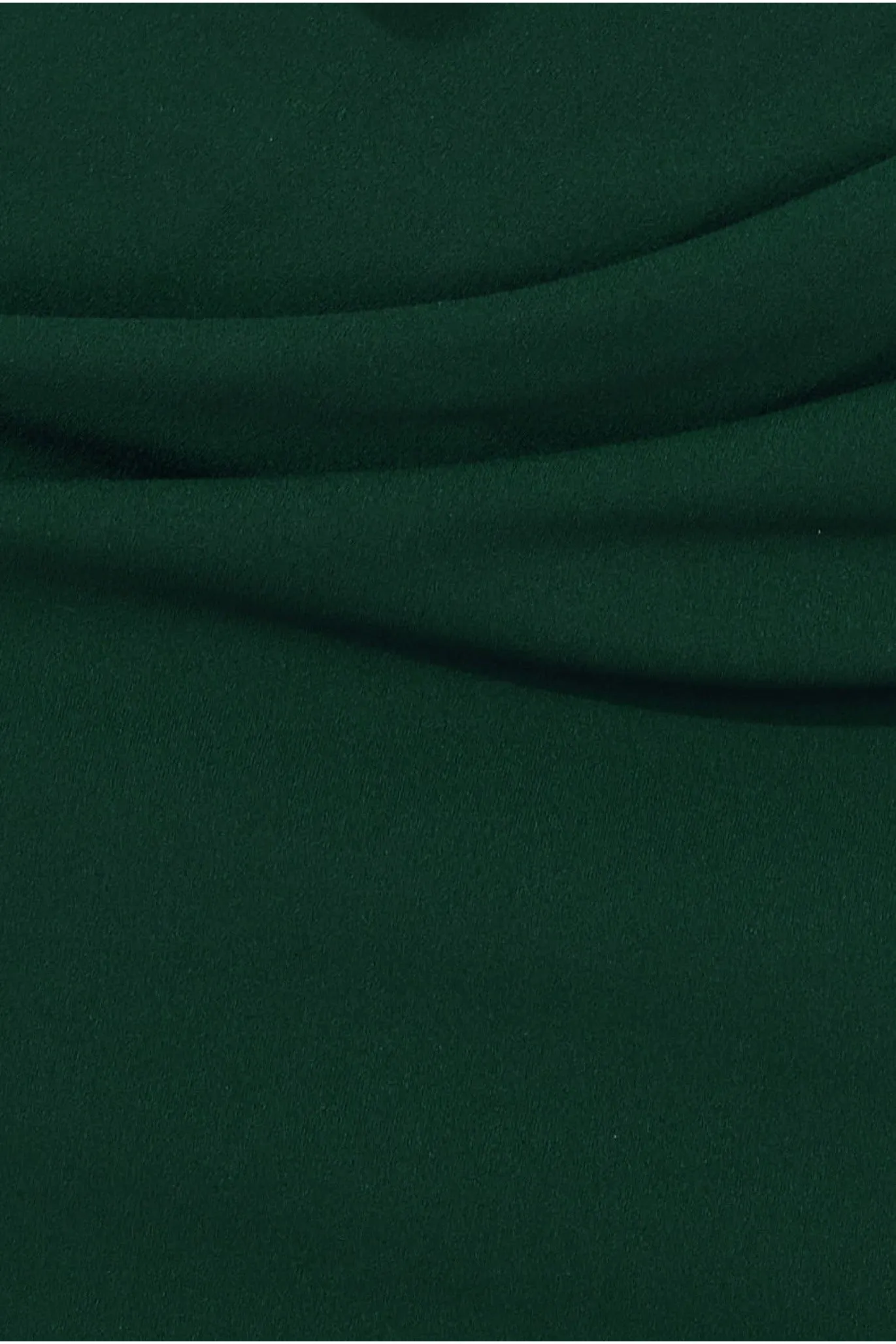 Satin & Scuba Off The Shoulder Midi Dress - Emerald by Goddiva sold by Goddiva product image thumbnail 5