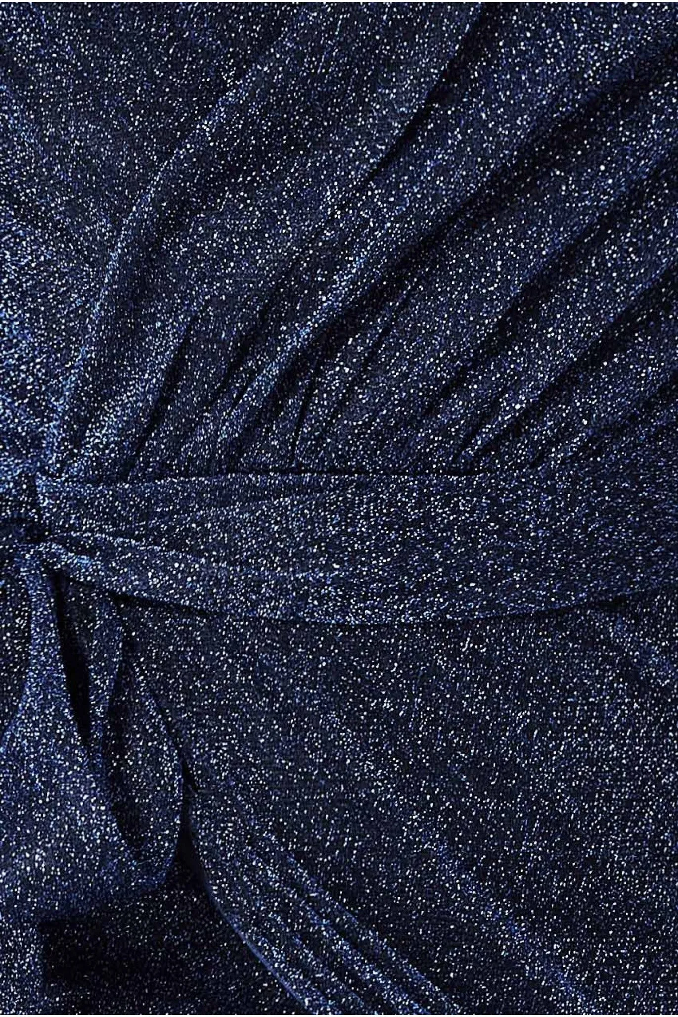 Wrap Style Spaghetti Strap Maxi With Split - Navy by Goddiva sold by Goddiva product image thumbnail 4