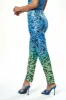 Zebra Print Ombre Trosuers In Blue And Green by Liquorish sold by Goddiva