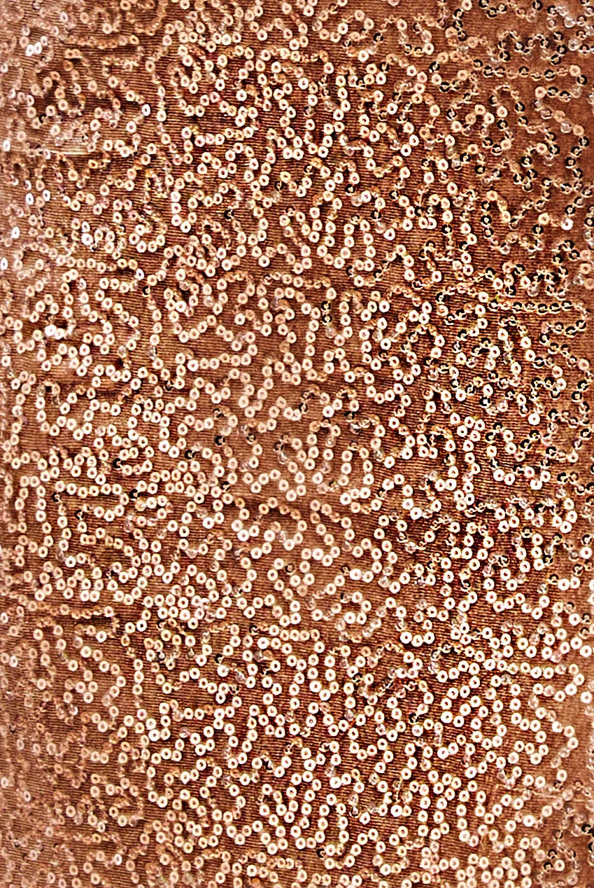 Sequin Velvet Bandeau Maxi Dress - Champagne by Goddiva sold by Goddiva product image thumbnail 4