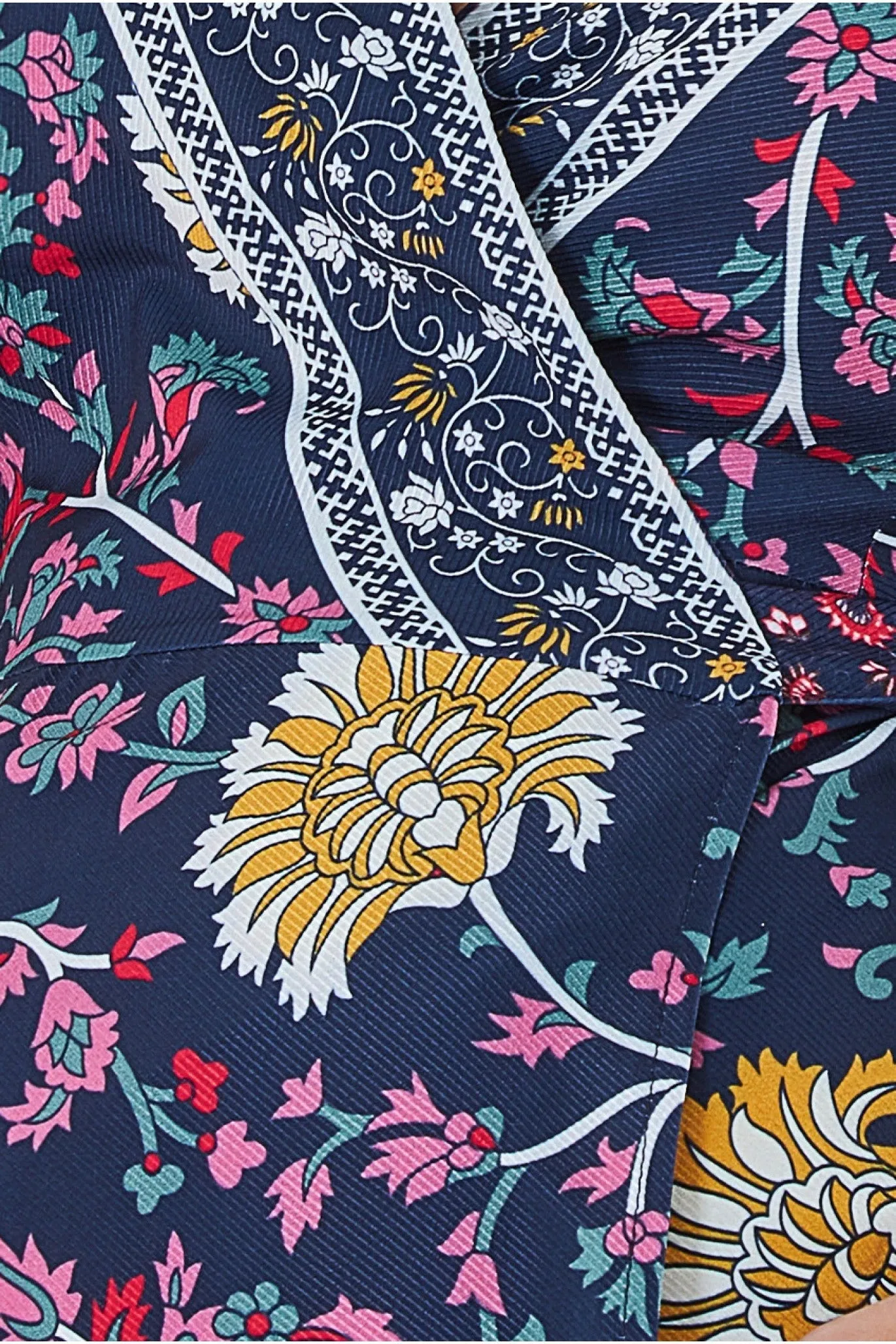 Maternity Floral Print Midi Navy Print by Goddiva sold by Goddiva product image thumbnail 4