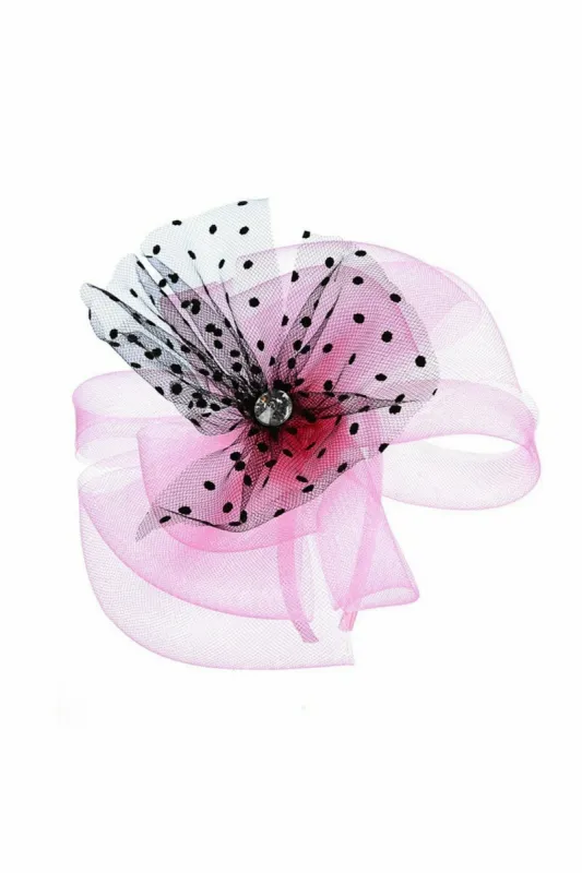 Ruby Rocks Ria Fascinator - Pink made by Goddiva