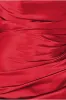 Satin Bandeau Maxi Dress - Red by Goddiva sold by Goddiva