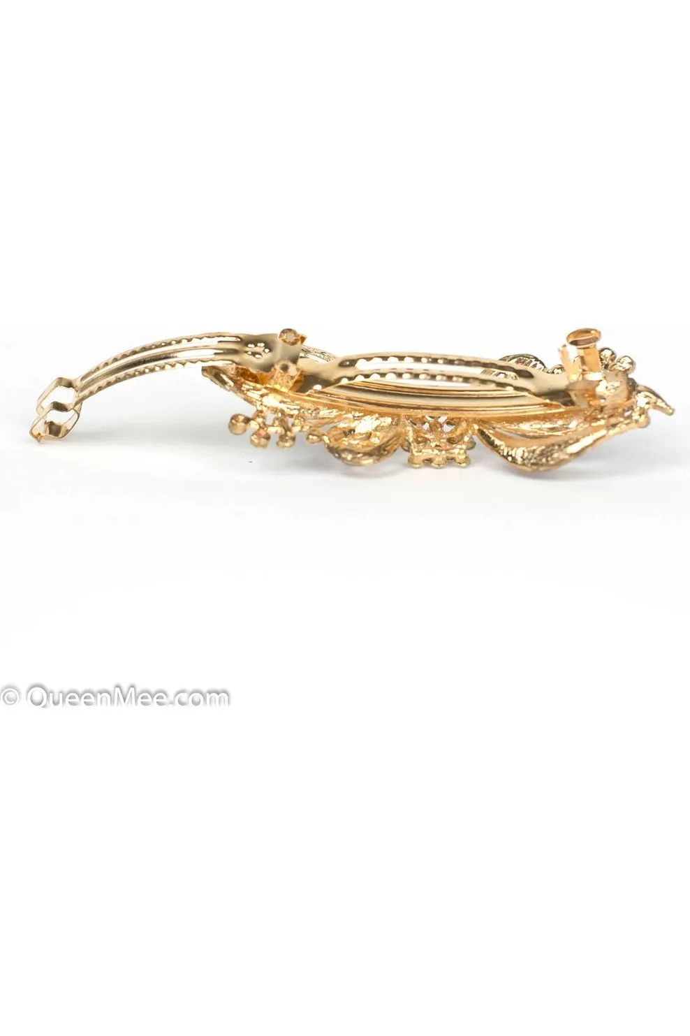 Bow Hair Clip With Diamante by QueenMee Accessories sold by Goddiva product image thumbnail 5