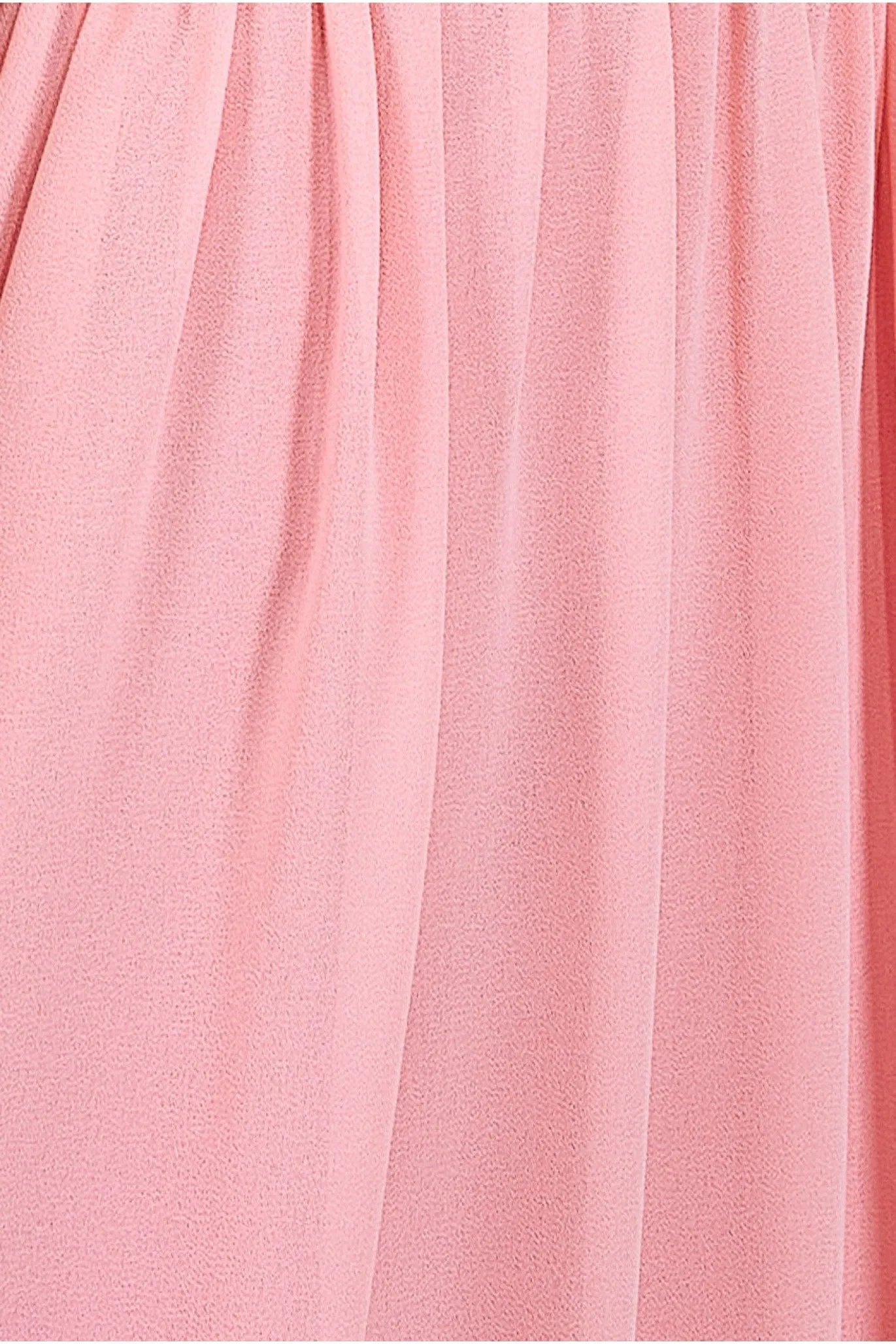 Chiffon Maxi With Embellished Belt - Peach by Goddiva sold by Goddiva product image thumbnail 3