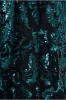 Goddiva Open Back Sequin & Mesh Maxi Dress - Emerald Green sold by Goddiva