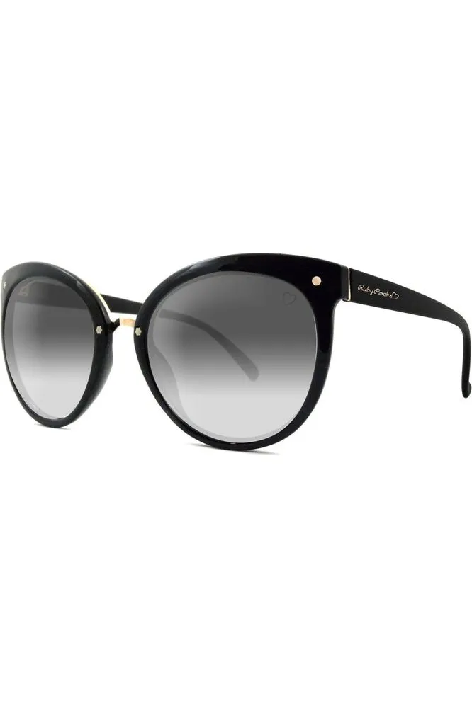 Ruby Rocks Rounded Cateye Sunglasses sold by Goddiva