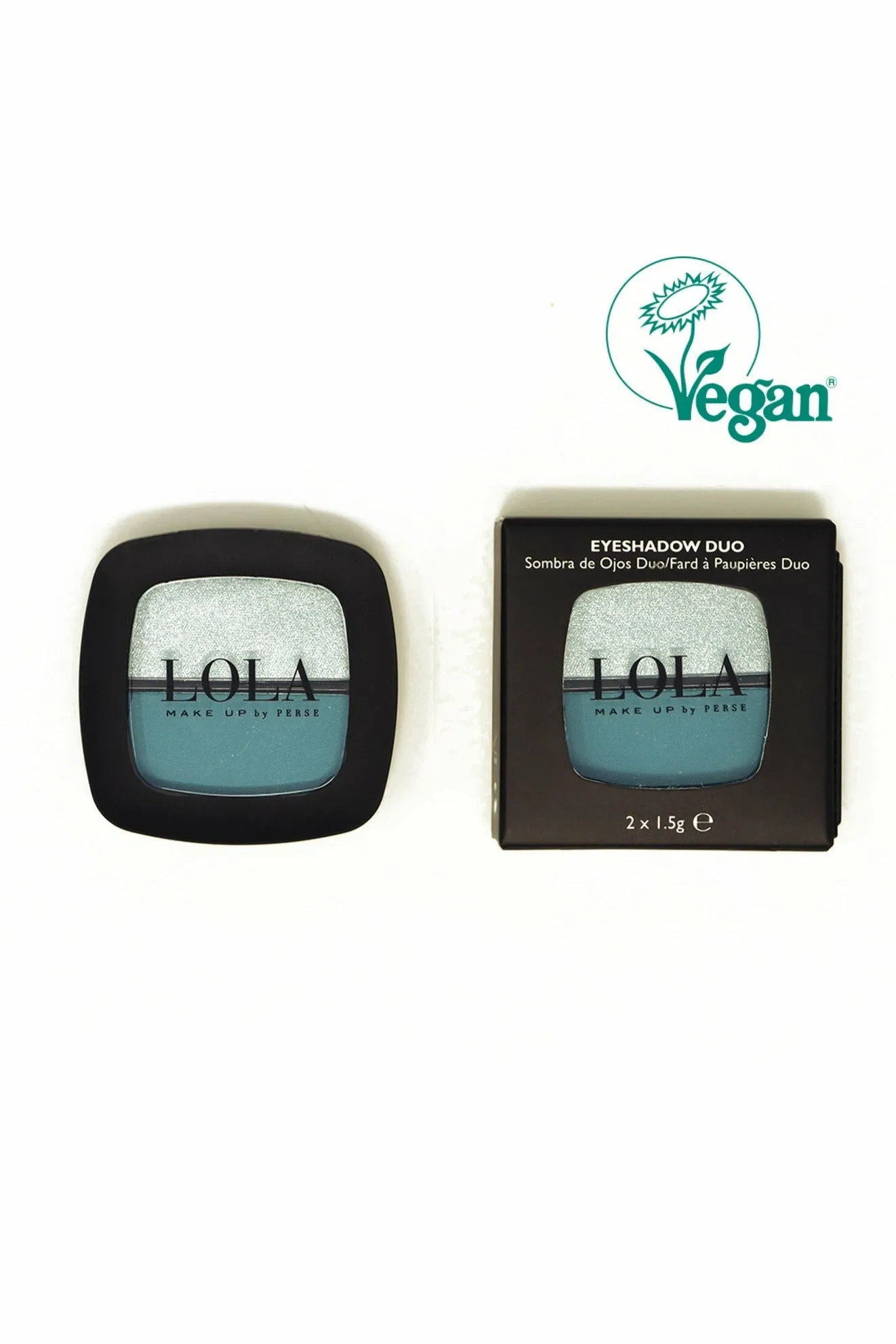 Duo Eye Shadow - Green Combo by Lola Make up sold by Goddiva product image thumbnail 2