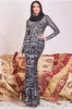 Goddiva Modesty Sequin Embroidered Maxi Dress - Silver sold by Goddiva