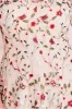 Short Sleeve Embroidered Floral Maxi - Nude by Goddiva sold by Goddiva