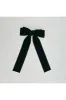 Black Velvet Hair Bow Hair Clip Alligator Clip by QueenMee Accessories sold by Goddiva