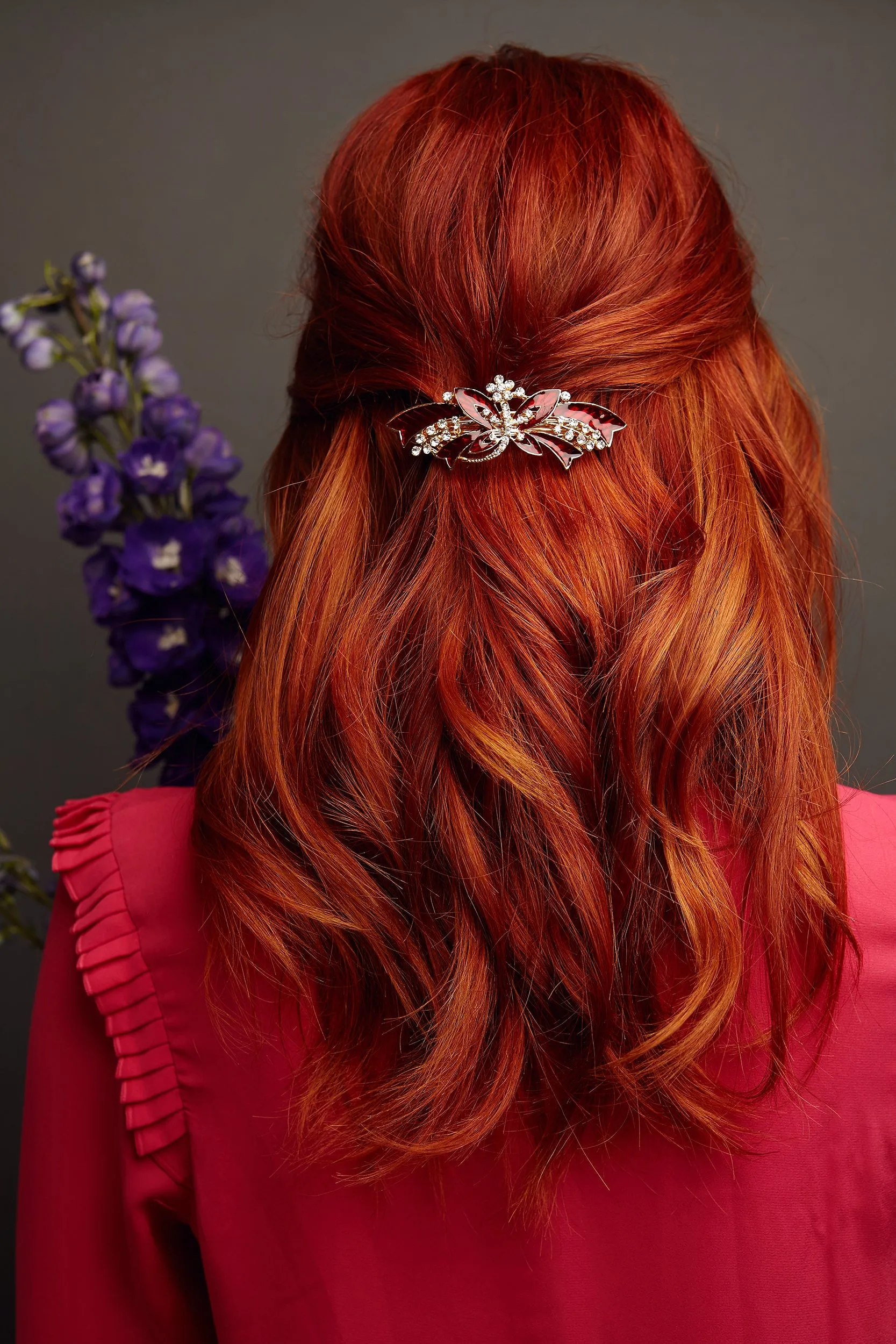 Butterfly Hair Clip With Enamel by QueenMee Accessories sold by Goddiva product image thumbnail 2