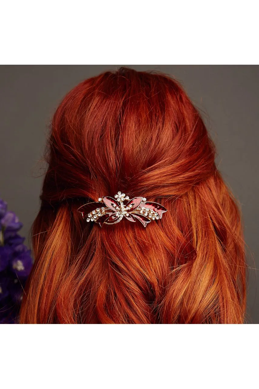 Butterfly Hair Clip With Enamel by QueenMee Accessories sold by Goddiva product image thumbnail 3