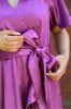 Double Second Frill Wrap Dress With Tea Sleeve sold by Goddiva