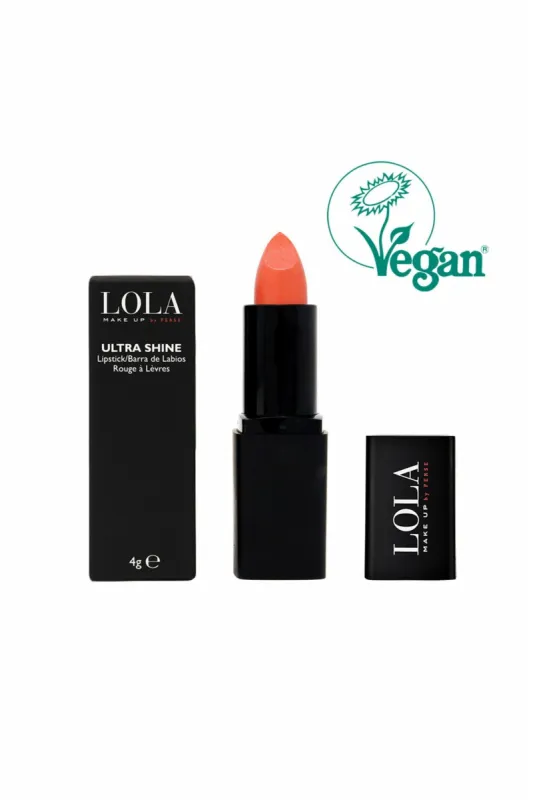 Ultra Shine Lipstick - Coral Kiss by Lola Make up sold by Goddiva