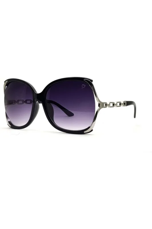 Ruby Rocks Cherry Oversized Sunglasses In Black sold by Goddiva
