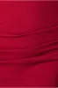 Off The Shoulder Pleated Waist Maxi Dress - Wine by Goddiva sold by Goddiva