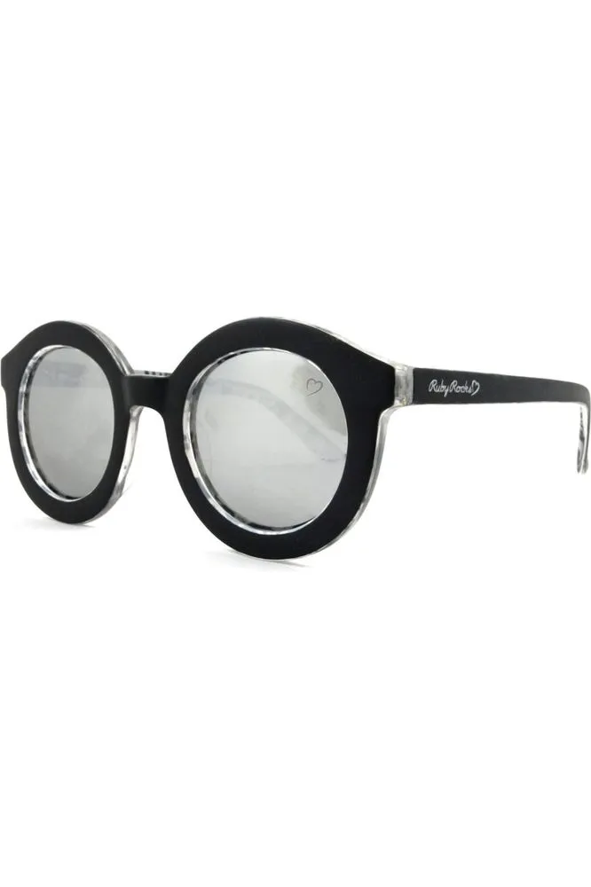 Ruby Rocks Retro Round Sunglasses sold by Goddiva