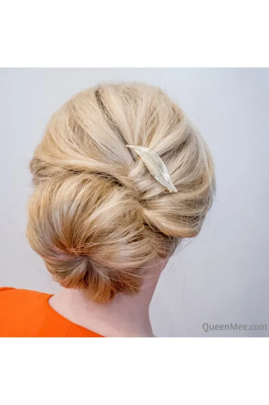 Leaf Hair Clip by QueenMee Accessories sold by Goddiva