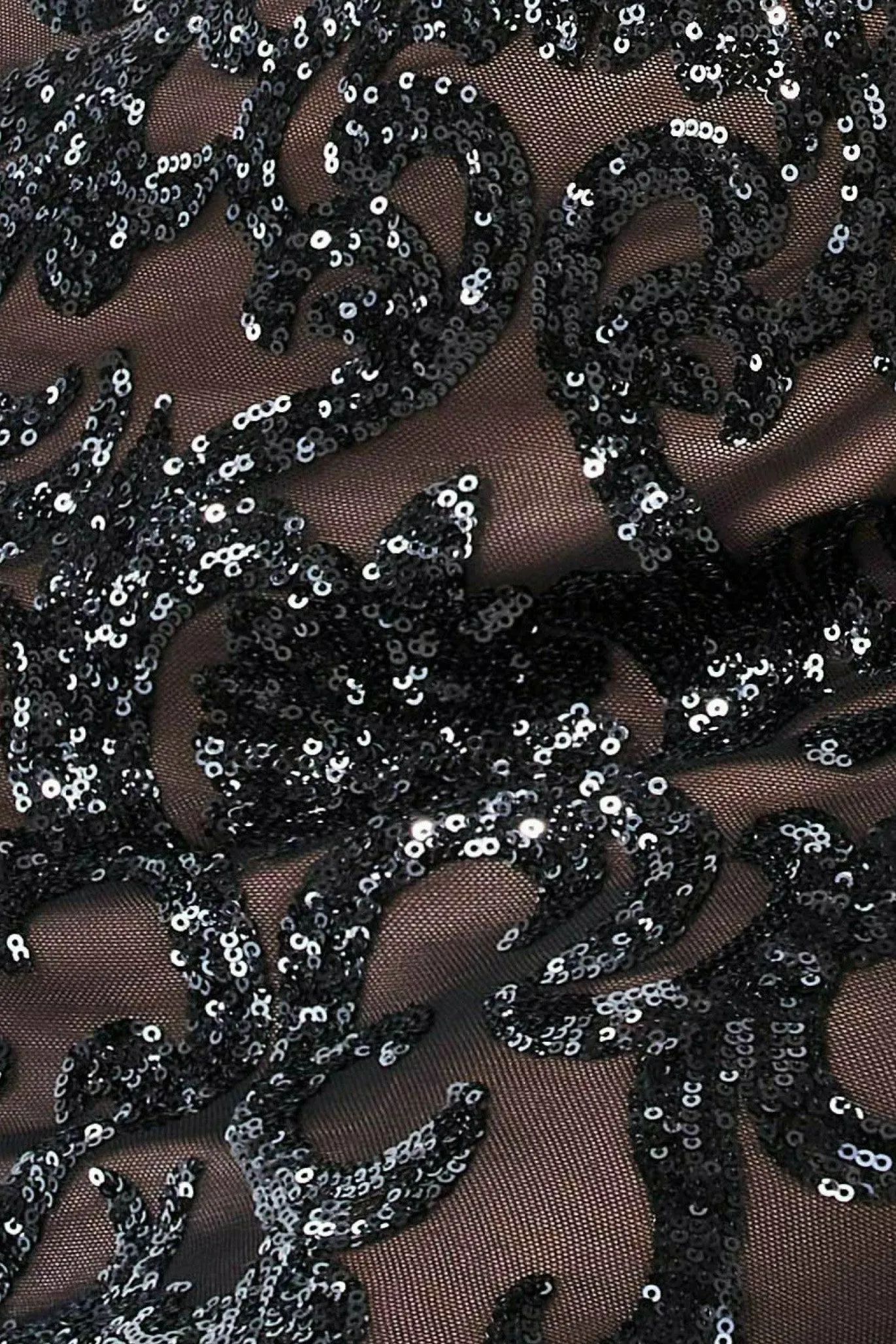 Tassel Split Maxi Dress - Black by Goddiva sold by Goddiva product image thumbnail 4