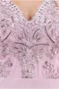 Goddiva Scallop Lace Chiffon Maxi Dress - Blush sold by Goddiva