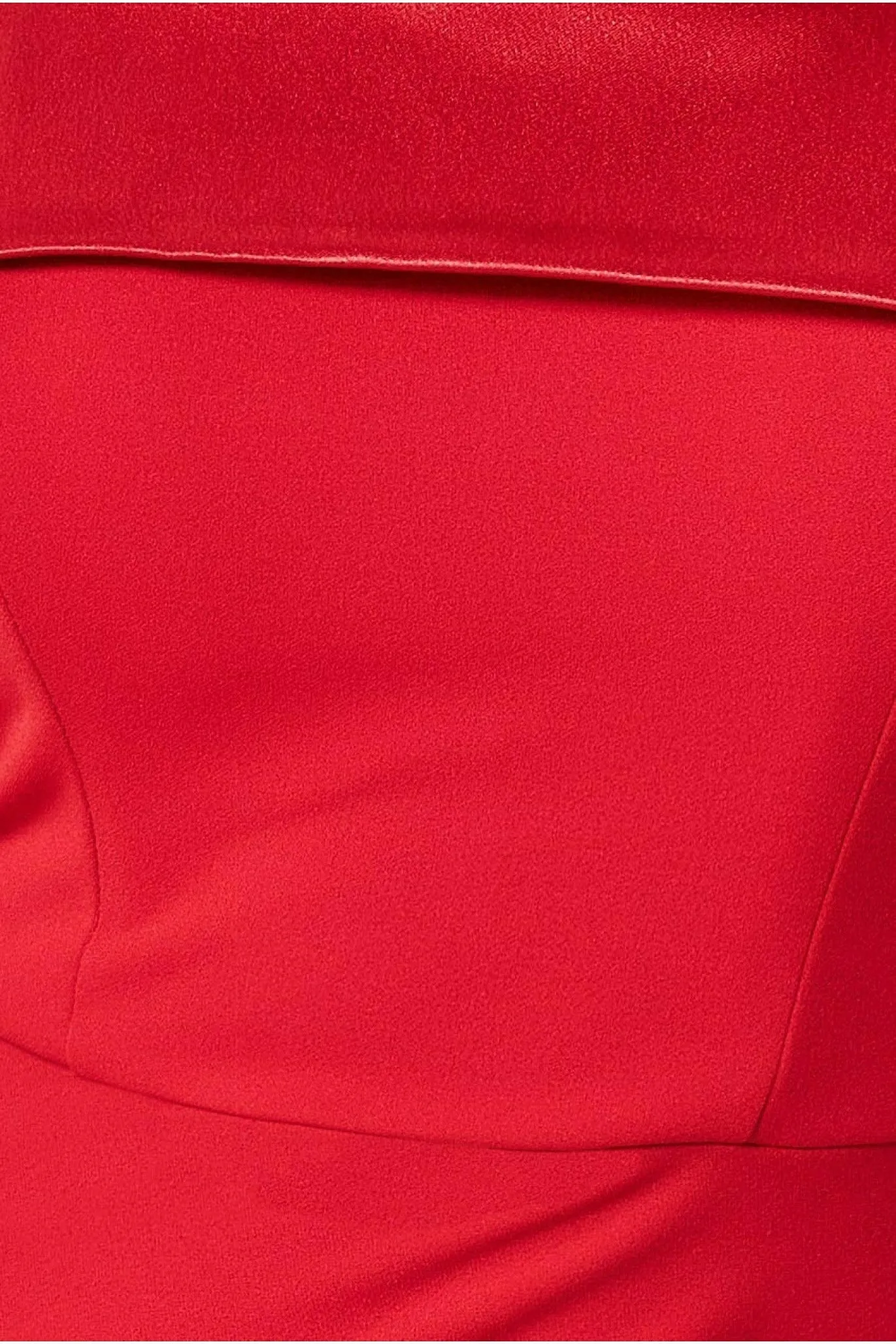 Satin Band Bandeau Maxi Dress - Red by Goddiva sold by Goddiva product image thumbnail 4