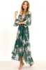 Kimono Wrap Floral Dress by Urban Touch sold by Goddiva