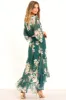Kimono Wrap Floral Dress by Urban Touch sold by Goddiva