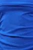 One Shoulder Scuba Midi Dress - Royal Blue by Goddiva sold by Goddiva
