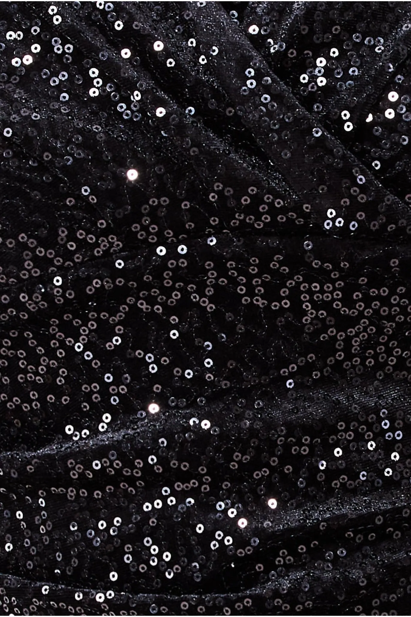 Sequin & Velvet Bardot Midi - Black by Goddiva Plus sold by Goddiva product image thumbnail 5