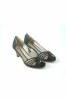 Glitz Shoes Metallic Mesh Peep Toe Sling Back Court Shoe sold by Goddiva