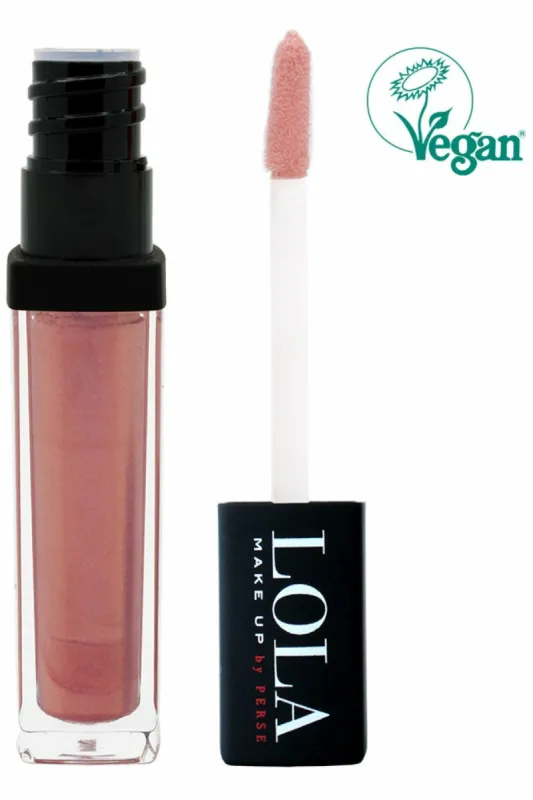 Lola Make up Long Lasting Intense Colour Lip Gloss - Rose pink sold by Goddiva