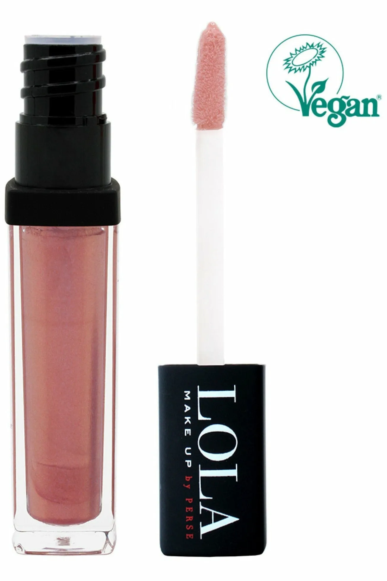 Lola Make up Long Lasting Intense Colour Lip Gloss - Rose pink sold by Goddiva