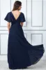 Goddiva Lurex Pleated Maxi Dress - Navy sold by Goddiva