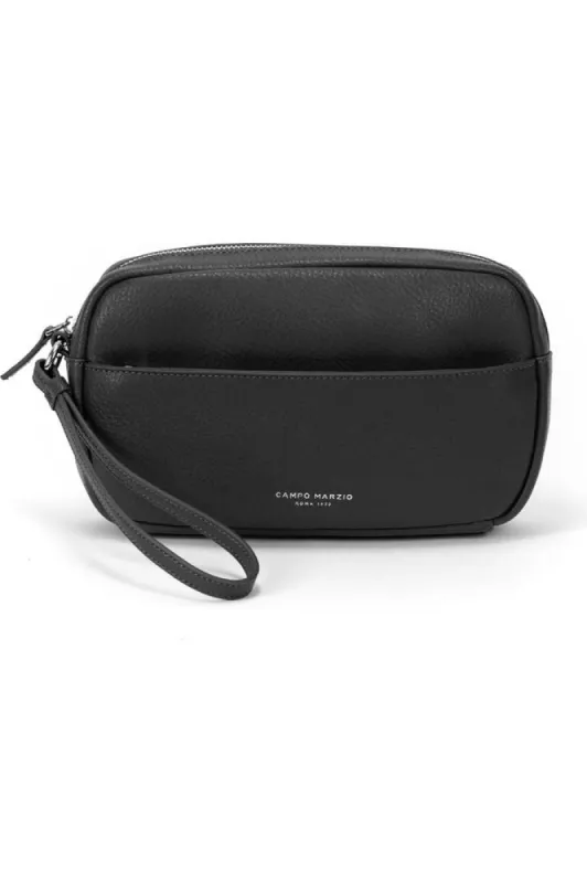 Campo Marzio Taipei Pochette - Black Lapis Blue sold by Goddiva